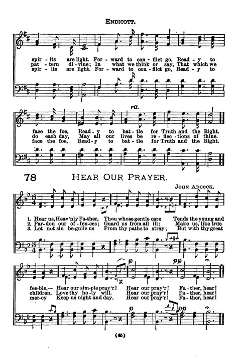 Praise and Thanks: a hymn book for the Young People