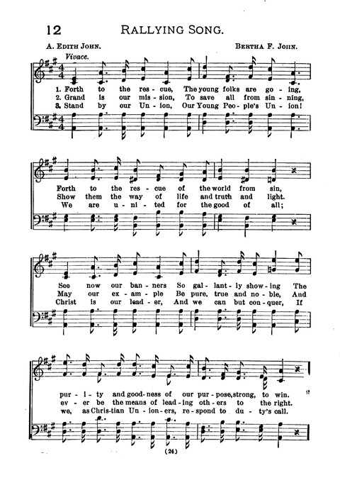 Praise and Thanks: a hymn book for the Young People