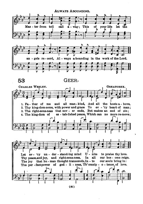 Praise and Thanks: a hymn book for the Young People