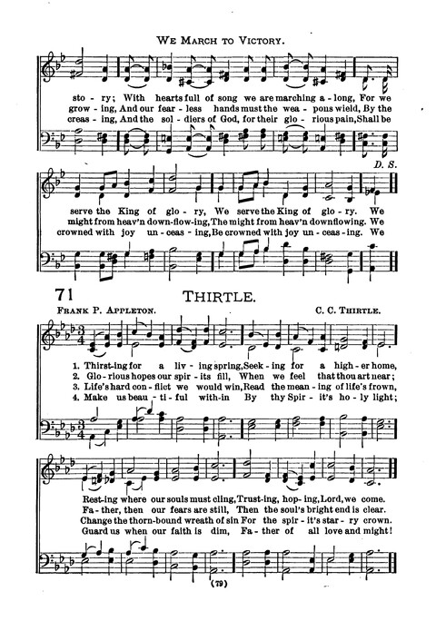 Praise and Thanks: a hymn book for the Young People