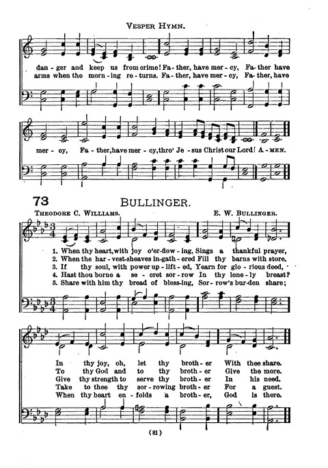 Praise and Thanks: a hymn book for the Young People