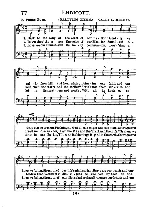 Praise and Thanks: a hymn book for the Young People