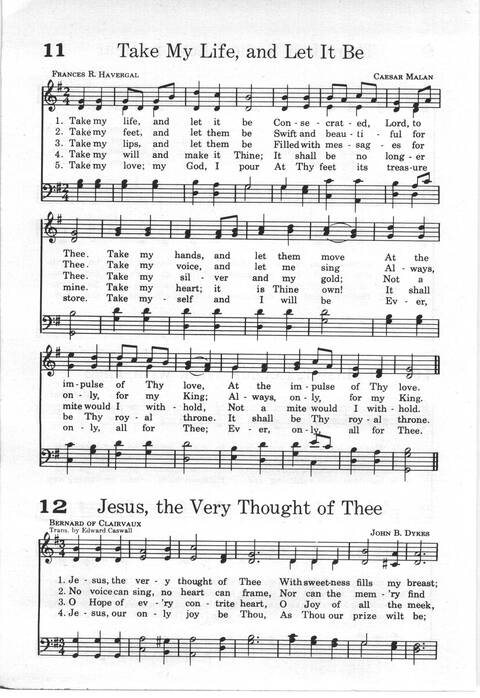 Praise and Worship: a gospel hymnal page 10