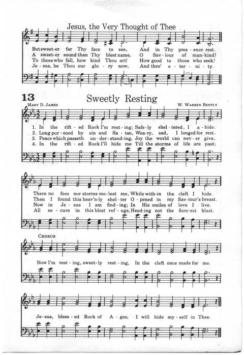 Praise and Worship: a gospel hymnal page 11