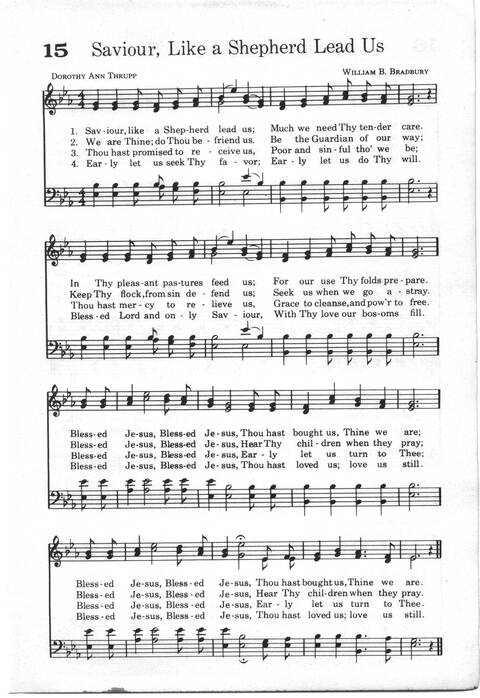 Praise and Worship: a gospel hymnal page 13