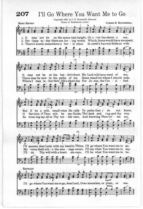 Praise and Worship: a gospel hymnal page 187