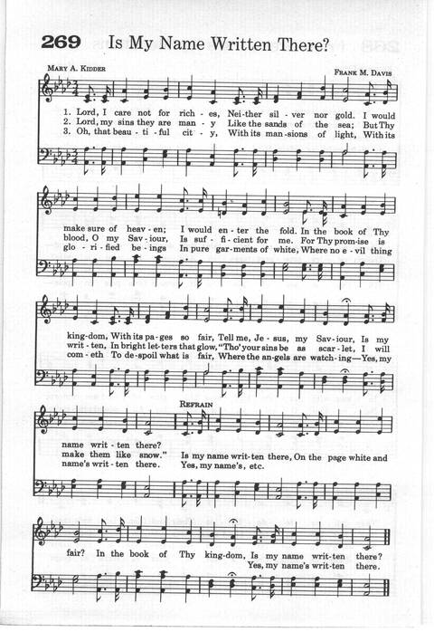 Praise and Worship: a gospel hymnal page 251