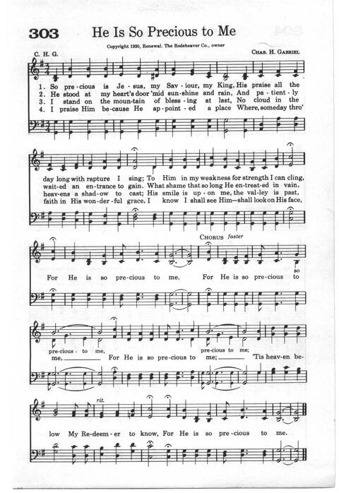 Praise and Worship: a gospel hymnal page 286