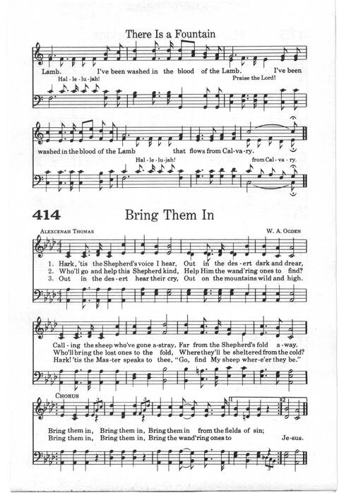 Praise and Worship: a gospel hymnal page 400