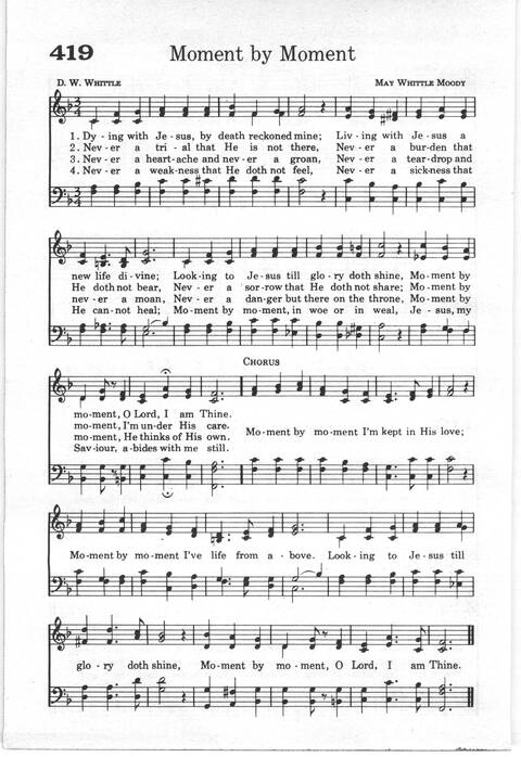 Praise and Worship: a gospel hymnal page 405