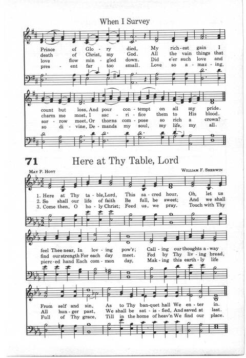 Praise and Worship: a gospel hymnal page 57