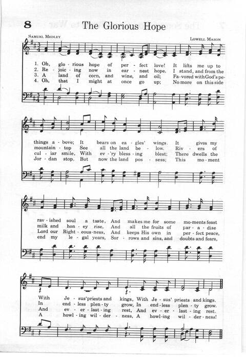 Praise and Worship: a gospel hymnal page 8