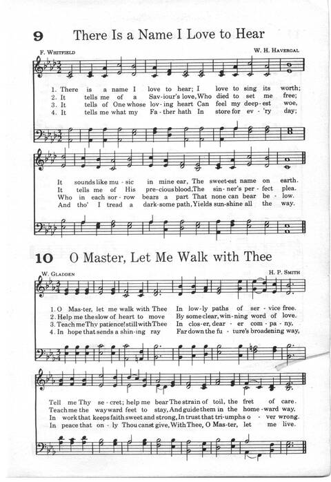 Praise and Worship: a gospel hymnal page 9