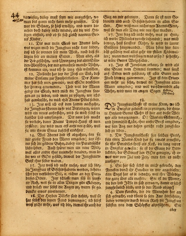 Paradisisches Wunder-Spiel: welches sich in diesen letzen zeiten und tagen in denen abend, ländischen welt-theisen, als en vorspiel der nemen welt hervorgethan page 52