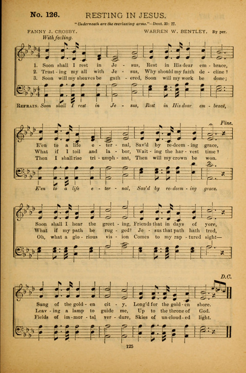 Pearls of Gospel Song: for gospel workers. a choice collection of hymns and tunes page 125