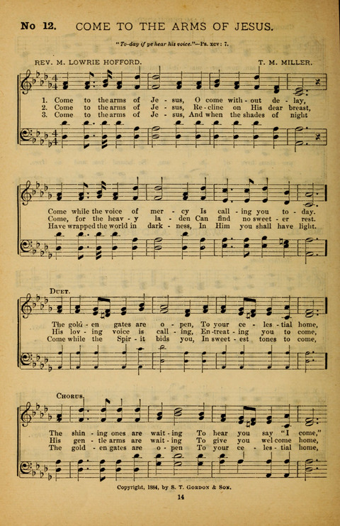 Pearls of Gospel Song: for gospel workers. a choice collection of hymns and tunes page 14