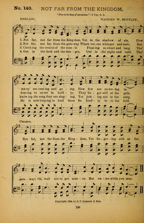 Pearls of Gospel Song: for gospel workers. a choice collection of hymns and tunes page 140