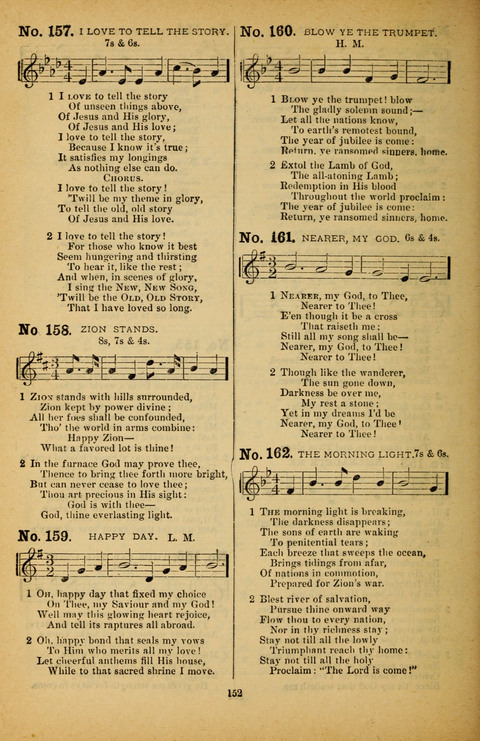 Pearls of Gospel Song: for gospel workers. a choice collection of hymns and tunes page 152