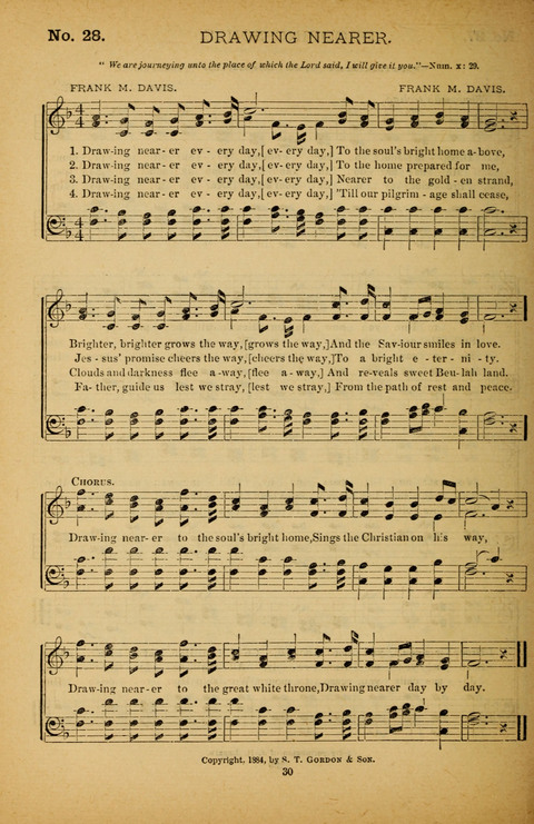 Pearls of Gospel Song: for gospel workers. a choice collection of hymns and tunes page 30