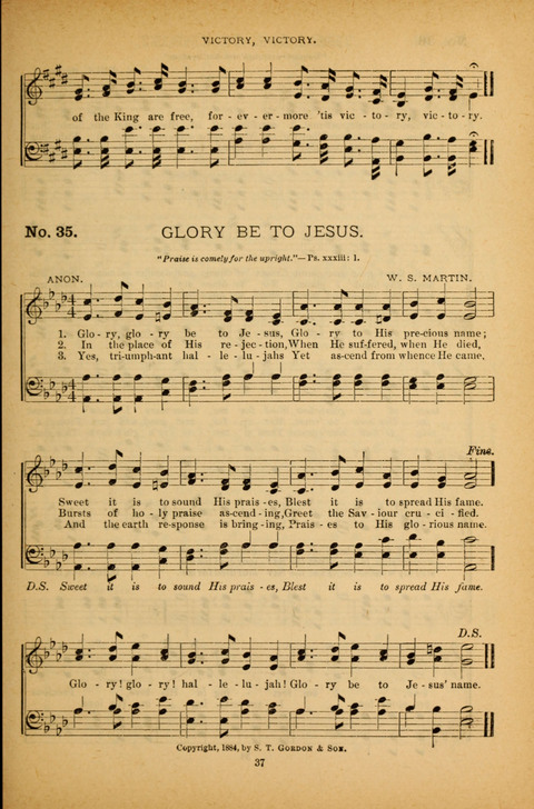 Pearls of Gospel Song: for gospel workers. a choice collection of hymns and tunes page 37