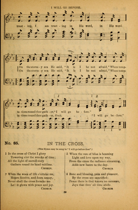 Pearls of Gospel Song: for gospel workers. a choice collection of hymns and tunes page 89