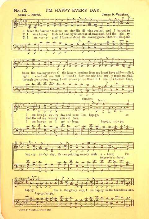 Pleasures of Heaven: for Sunday-schools, singing-schools, revival, conventions, and general use in Christian work and worship page 12