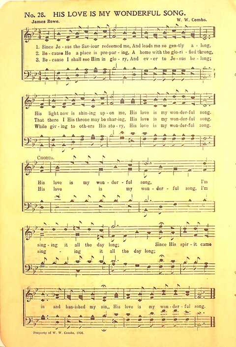 Pleasures of Heaven: for Sunday-schools, singing-schools, revival, conventions, and general use in Christian work and worship page 28