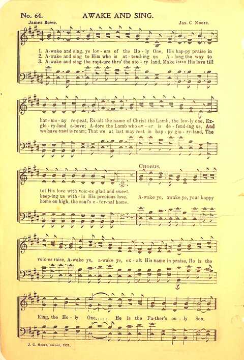 Pleasures of Heaven: for Sunday-schools, singing-schools, revival, conventions, and general use in Christian work and worship page 64