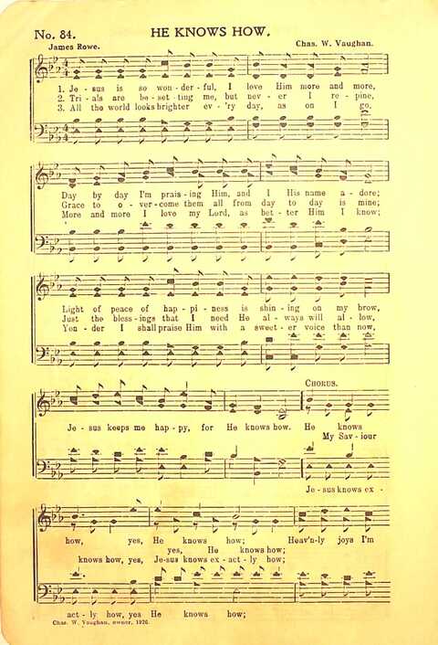 Pleasures of Heaven: for Sunday-schools, singing-schools, revival, conventions, and general use in Christian work and worship page 84