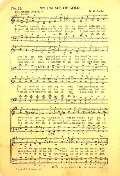 Pleasures of Heaven: for Sunday-schools, singing-schools, revival, conventions, and general use in Christian work and worship page 88