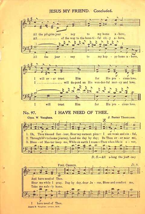 Pleasures of Heaven: for Sunday-schools, singing-schools, revival, conventions, and general use in Christian work and worship page 97