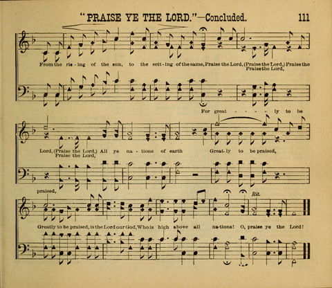 Pearls of Truth in Song: for Sabbath schools, prayer aand praise Meetings page 111