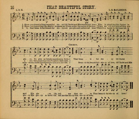 Pearls of Truth in Song: for Sabbath schools, prayer aand praise Meetings page 16