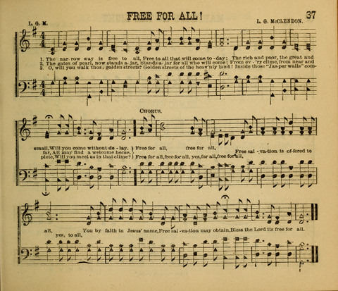 Pearls of Truth in Song: for Sabbath schools, prayer aand praise Meetings page 37