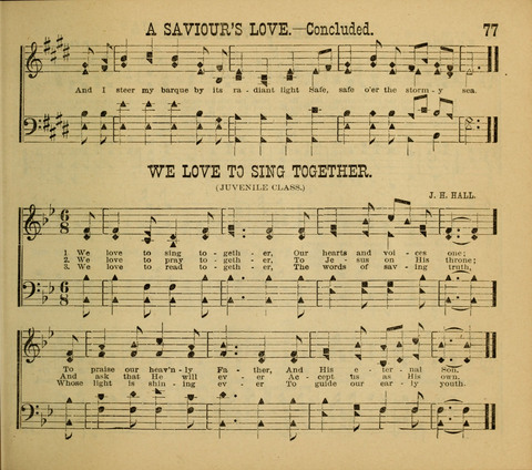 Pearls of Truth in Song: for Sabbath schools, prayer aand praise Meetings page 77