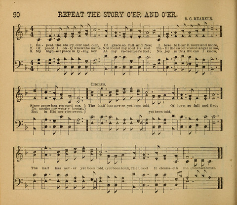 Pearls of Truth in Song: for Sabbath schools, prayer aand praise Meetings page 90