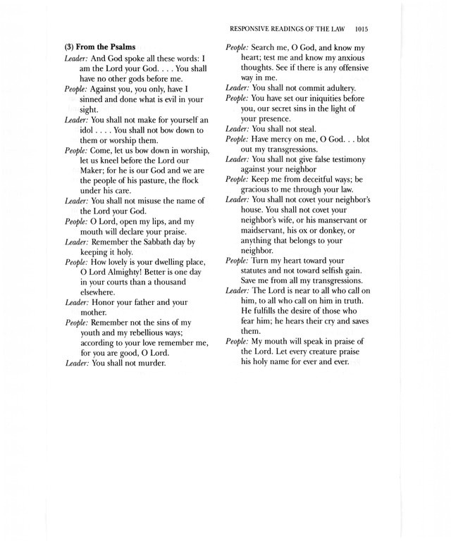 Psalter Hymnal (Gray) page 997