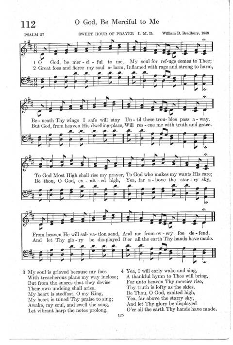 Psalter Hymnal (Red): doctrinal standards and liturgy of the Christian Reformed Church page 125