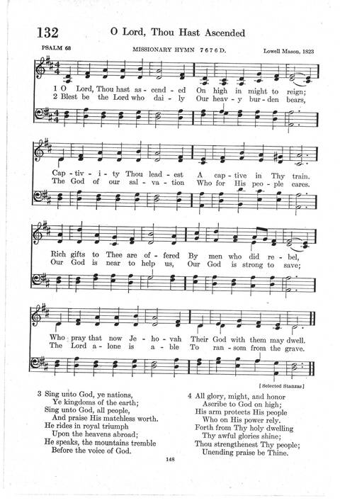 Psalter Hymnal (Red): doctrinal standards and liturgy of the Christian Reformed Church page 148