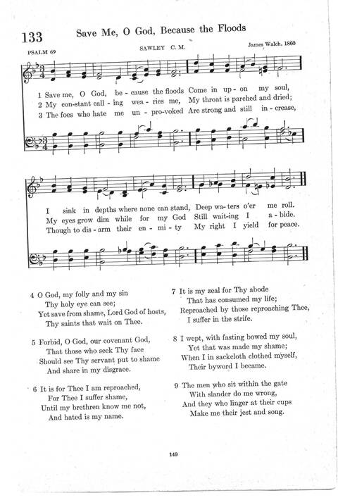 Psalter Hymnal (Red): doctrinal standards and liturgy of the Christian Reformed Church page 149