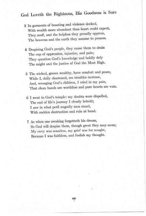 Psalter Hymnal (Red): doctrinal standards and liturgy of the Christian Reformed Church page 163