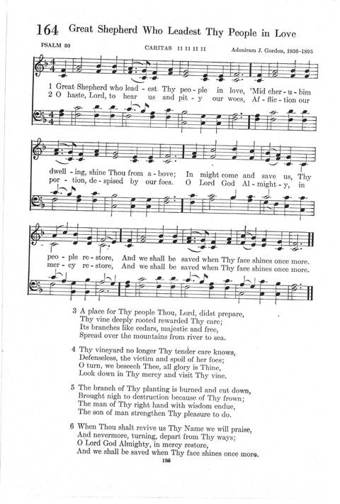 Psalter Hymnal (Red): doctrinal standards and liturgy of the Christian Reformed Church page 186