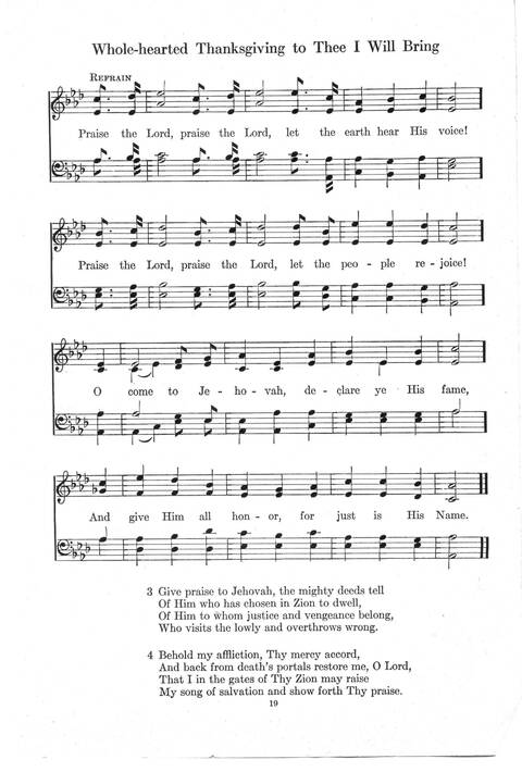 Psalter Hymnal (Red): doctrinal standards and liturgy of the Christian Reformed Church page 19