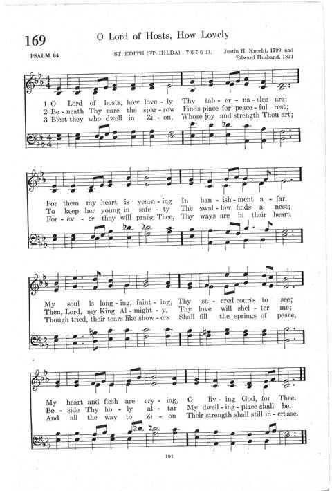 Psalter Hymnal (Red): doctrinal standards and liturgy of the Christian Reformed Church page 191