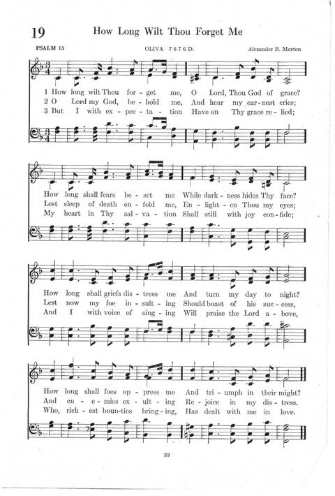 Psalter Hymnal (Red): doctrinal standards and liturgy of the Christian Reformed Church page 23