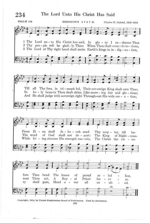 Psalter Hymnal (Red): doctrinal standards and liturgy of the Christian Reformed Church page 270