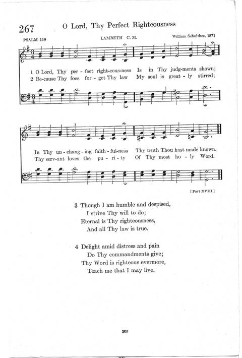 Psalter Hymnal (Red): doctrinal standards and liturgy of the Christian Reformed Church page 307