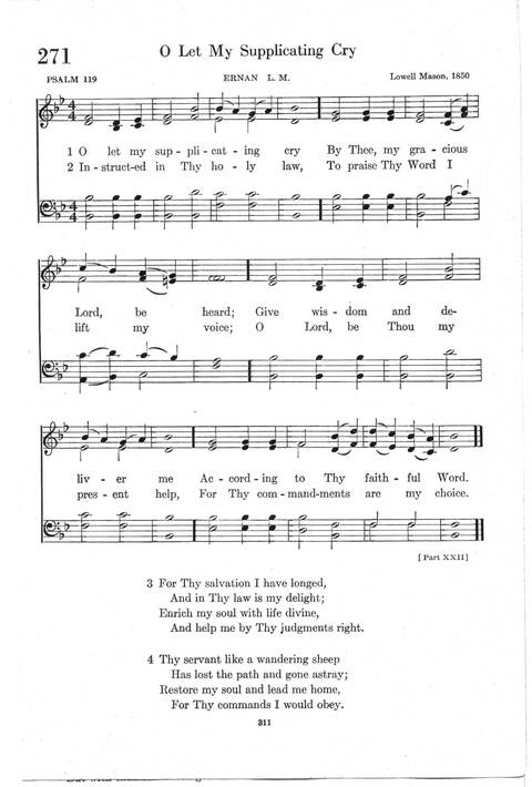 Psalter Hymnal (Red): doctrinal standards and liturgy of the Christian Reformed Church page 311