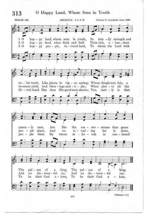 Psalter Hymnal (Red): doctrinal standards and liturgy of the Christian Reformed Church page 357