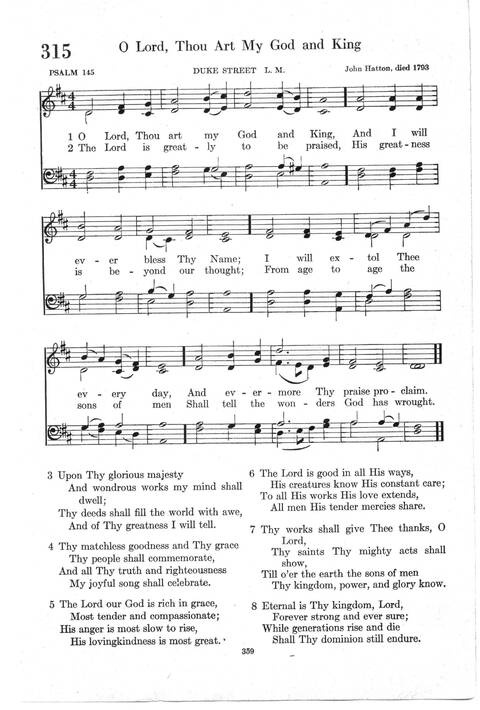 Psalter Hymnal (Red): doctrinal standards and liturgy of the Christian Reformed Church page 359